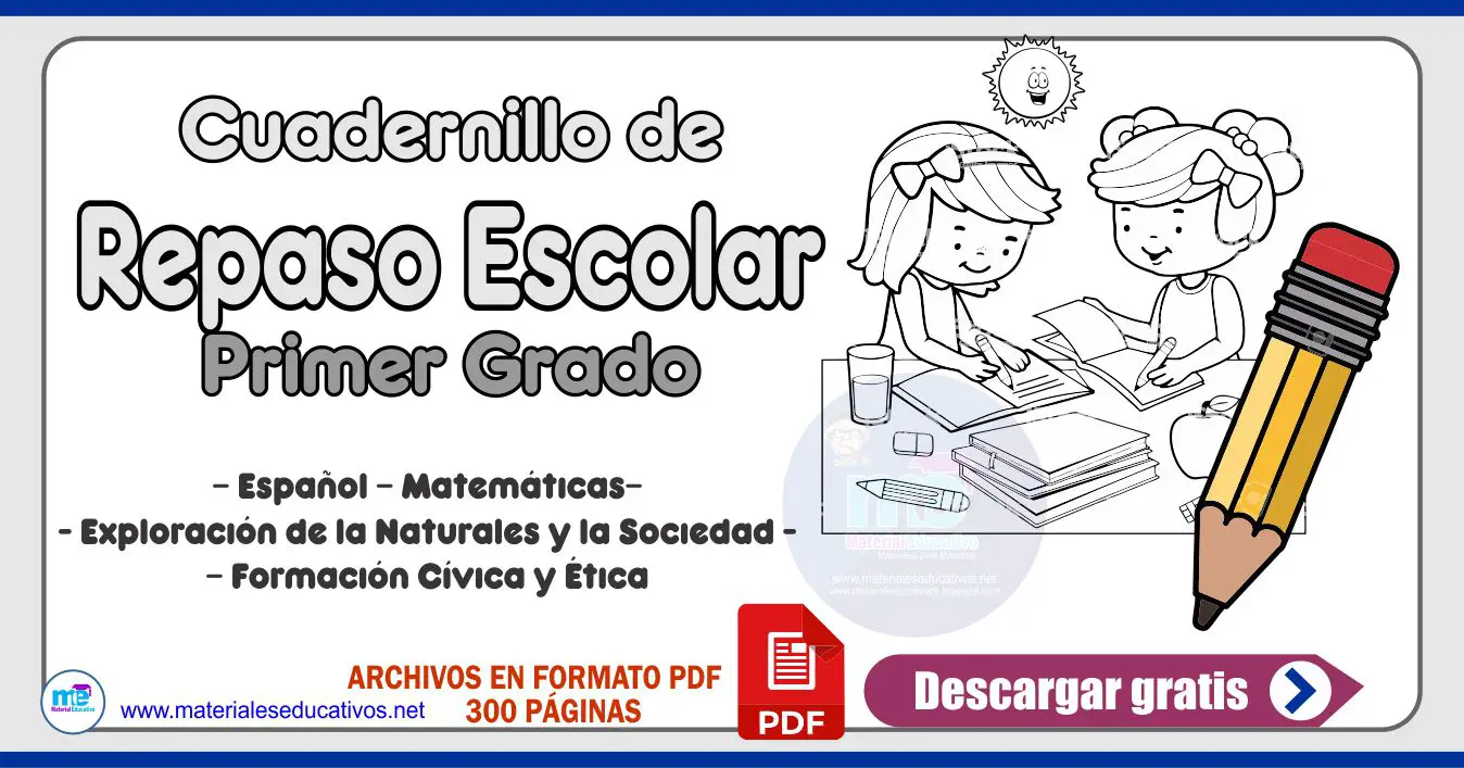 Cuadernillo De Repaso Escolar Primer Grado I Material Educativo 66591 Hot Sex Picture