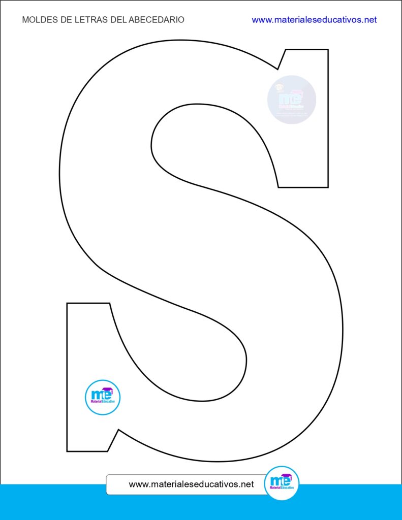 Moldes Y Plantillas De Letras Del Abecedario Parte Materiales