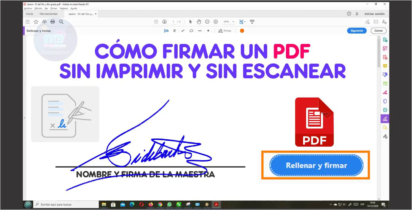 Como Firmar Un Pdf Sin Imprimir Y Sin Escanear Hot Sex Picture