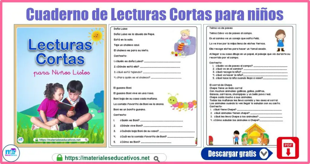 Lecturas Cortas De Comprensi N Materiales Educativos