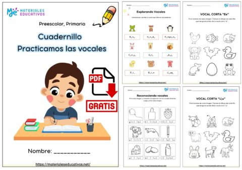 Cuadernillo Practicamos Las Vocales Materiales Educativos