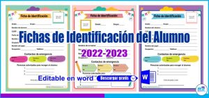 Fichas De Identificaci N Del Alumno