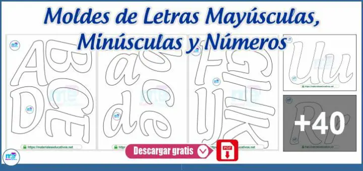 Moldes De Letras May Sculas Min Sculas Y N Meros