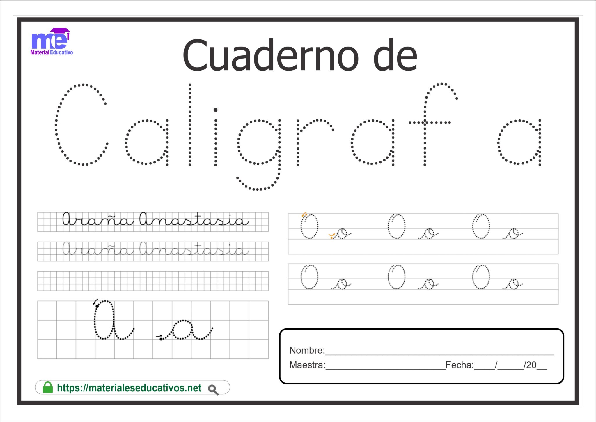 11 Cuadernos Caligrafía Para Educación Infantil Materiales Educativos