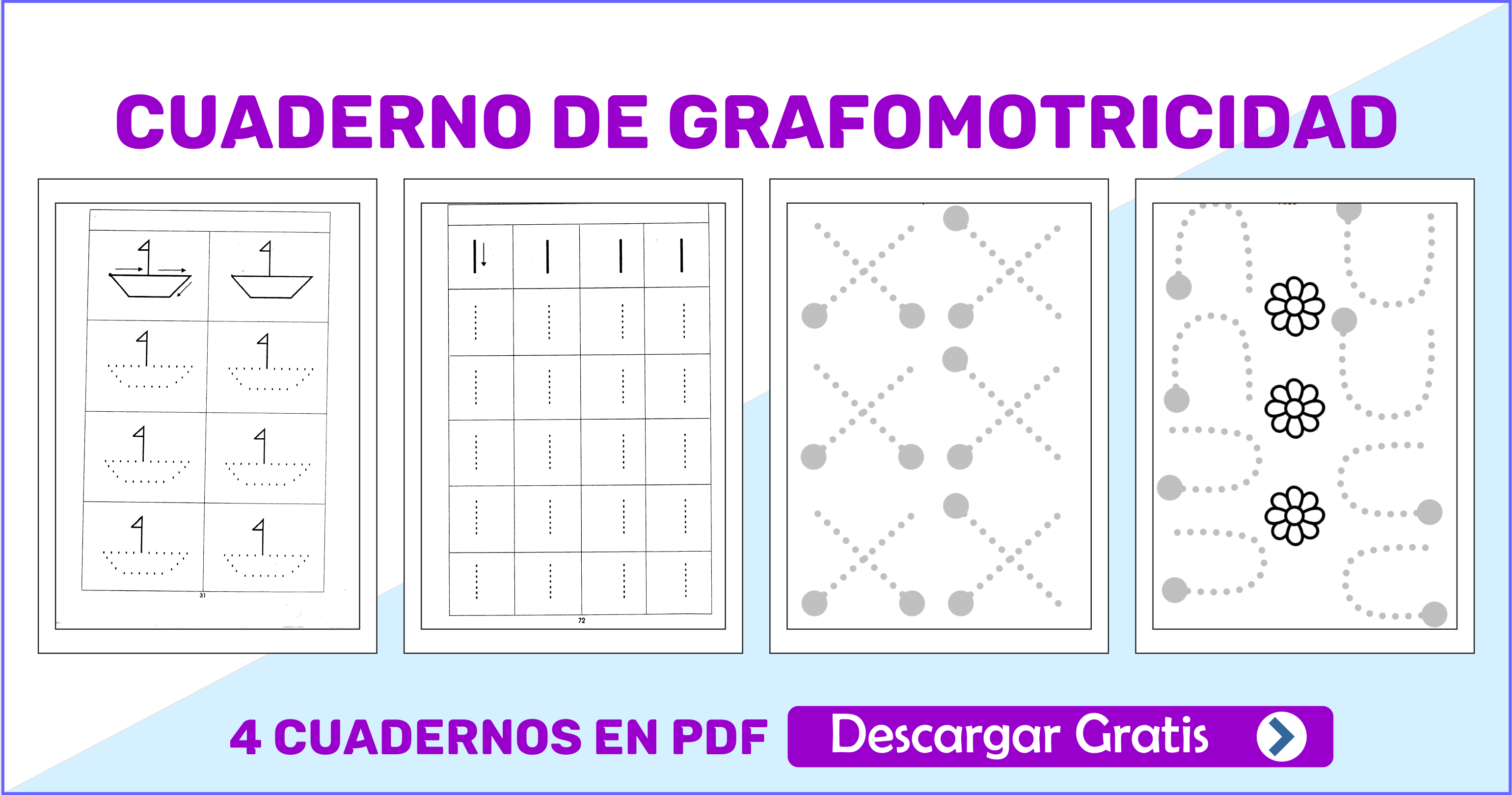 Cuaderno De Grafomotricidad Gratis I Material Educativo