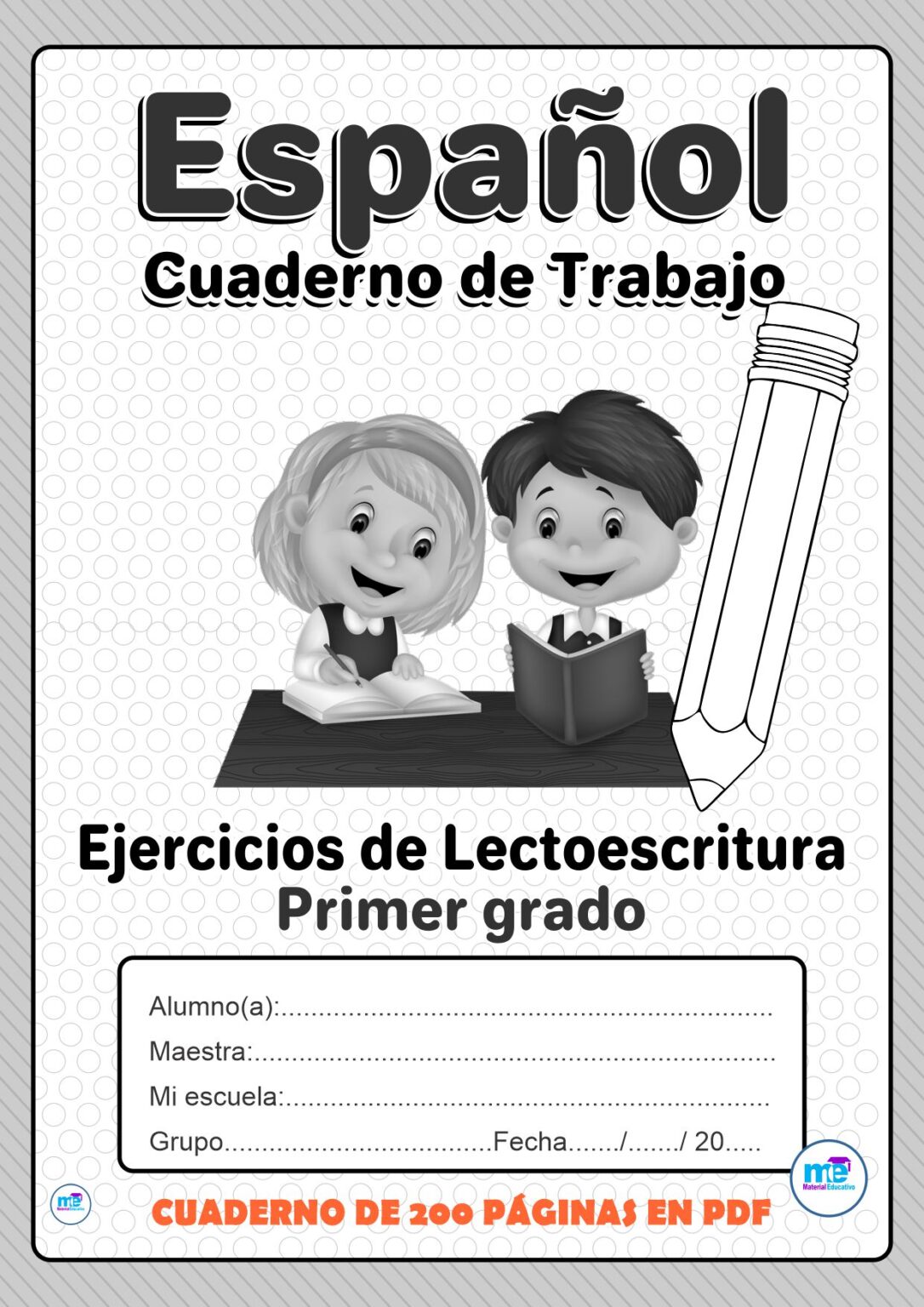 Cuaderno De Trabajo Español Lectoescritura Primer Grado Primaria ...