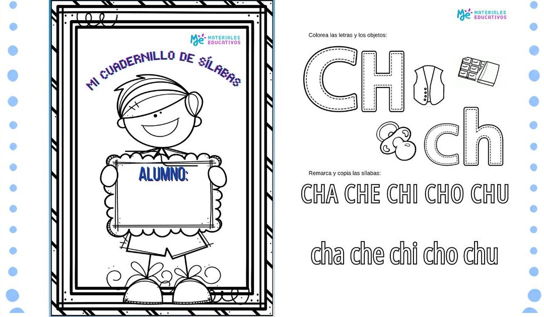 Cuadernillo de silabas PDF para imprimir