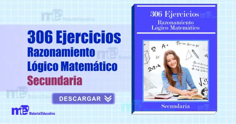 306 Ejercicios Razonamiento Lógico Matemático para Secundaria