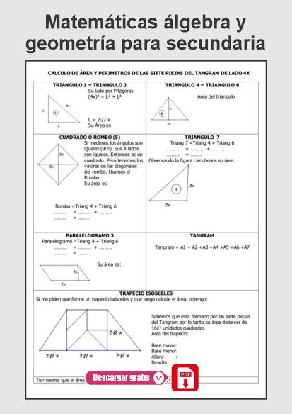 materiales de algebra