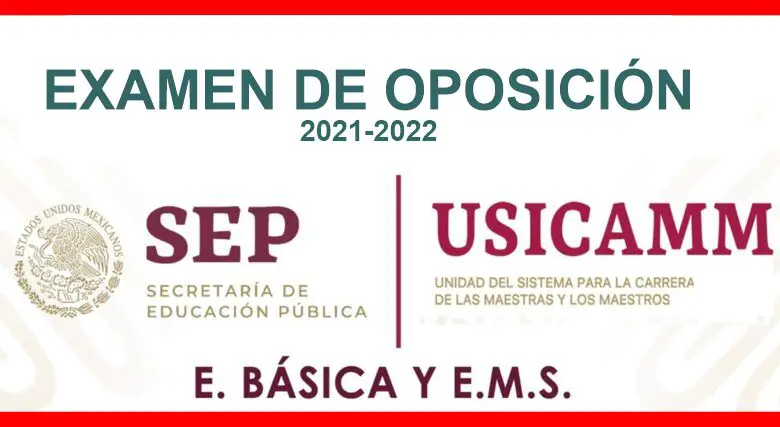 Convocatoria Examen de Oposición 2021-2022 Docente