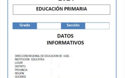 Registro auxiliar de evaluación educación primaria – todas las materias