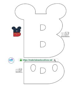 Moldes De Abecedario Mickey Mouse - Materiales Educativos