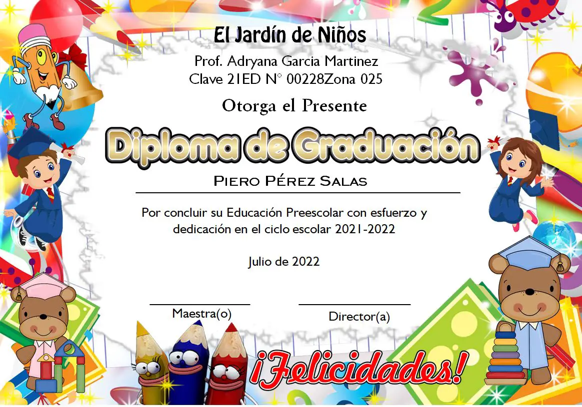 Diploma de Graduación