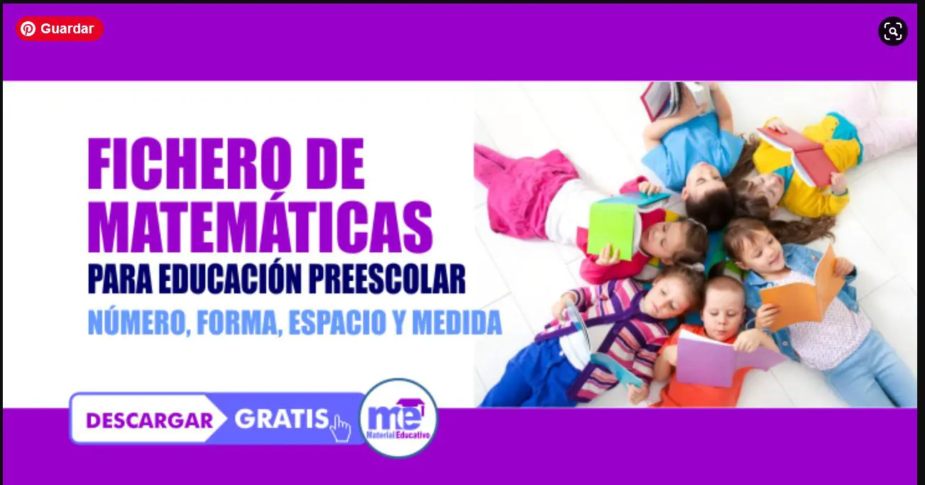 LIBRO DE FICHERO DE MATEMÁTICAS PARA EDUCACIÓN PREESCOLAR