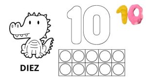 Formato de los Numeros para Trabajar con Plastilina del 1 al 20 parte 2