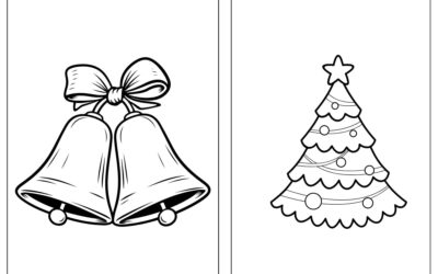 100 dibujos de navidad para colorear