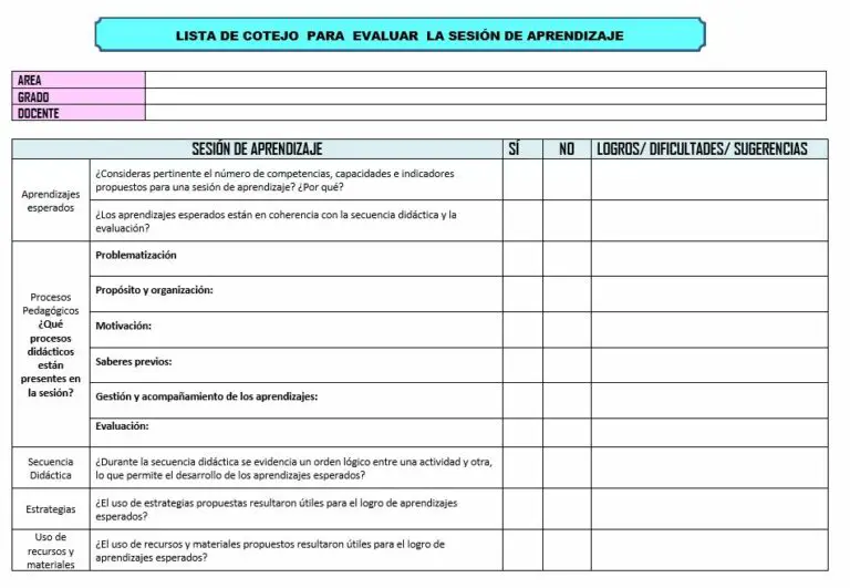 Listas de Cotejo más Asistencia y Evaluación preescolar y primaria Materiales Educativos