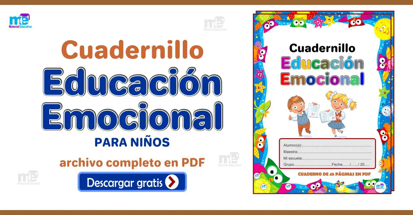 Cuadernillo educación emocional para niños