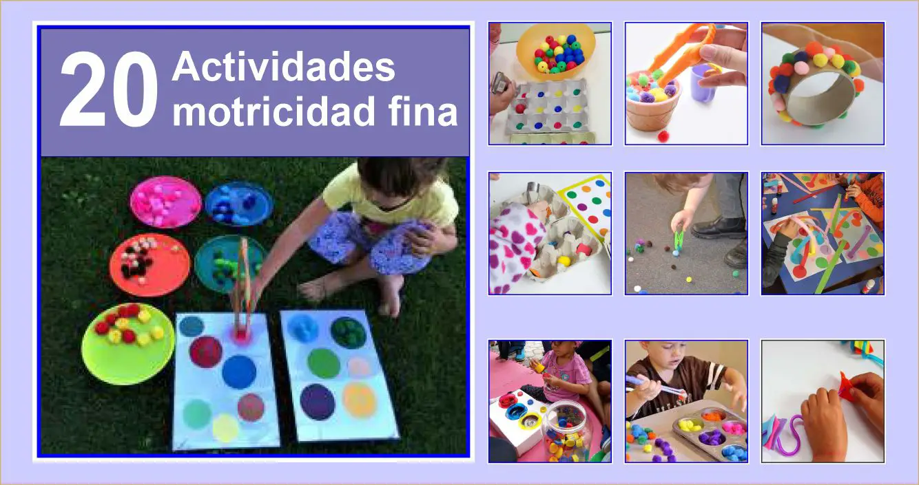 actividades para reforzar motricidad fina