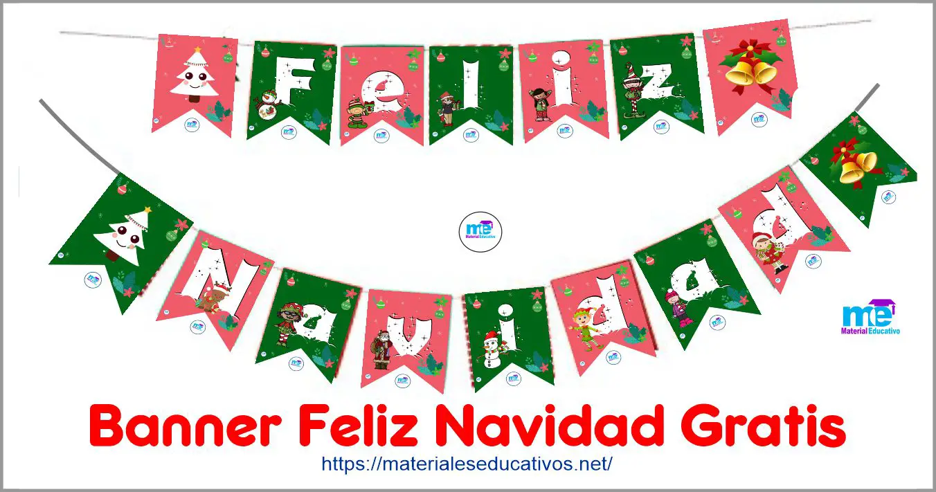 Printable Feliz Navidad Banner