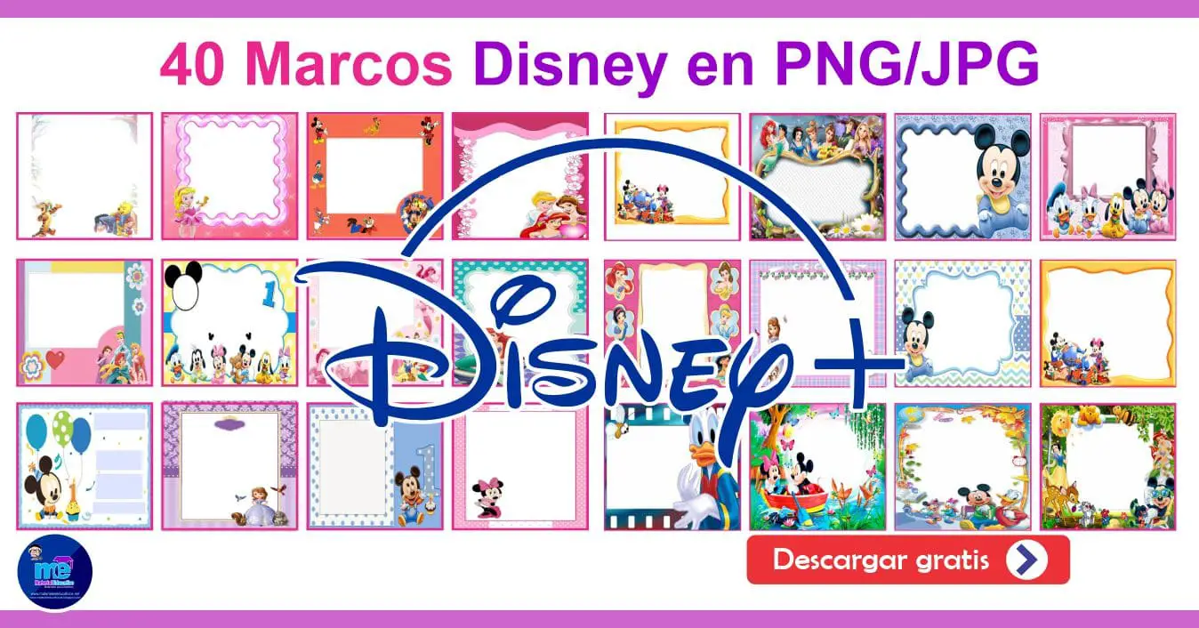 40 imágenes marcos Disney