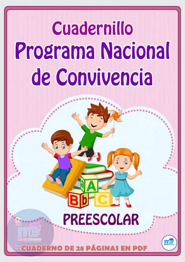 CUADERNILLO PROGRAMA NACIONAL DE CONVIVENCIA ESCOLAR Y ACTIVIDADES