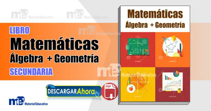 Libro Matemáticas álgebra y geometría para secundaria