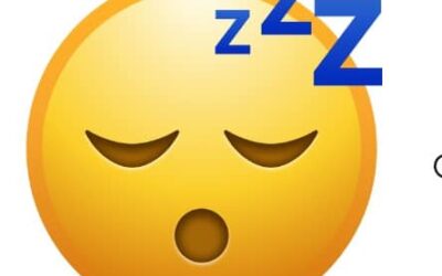 Plantilla emoji durmiendo