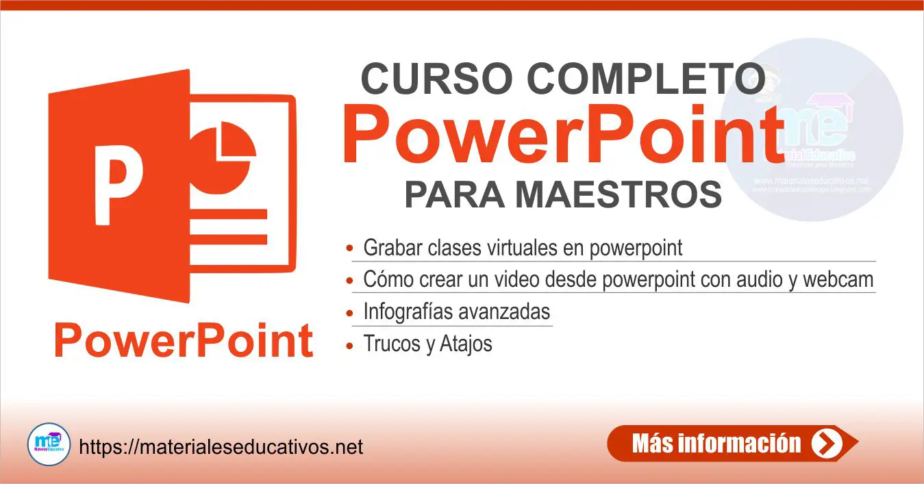CURSO COMPLETO DE POWERPOINT 2021-2022 PARA MAESTROS