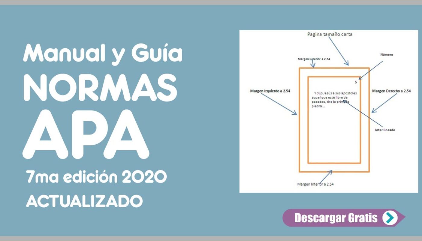 Manual y Guía Normas Apa 7ma edición 2020