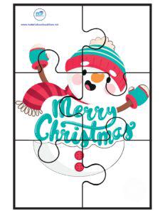 50 Atividades com Quebra-Cabeça para Imprimir - Online Cursos Gratuitos   Navidad preescolar, Actividades navideñas preescolares, Rompecabezas de  navidad