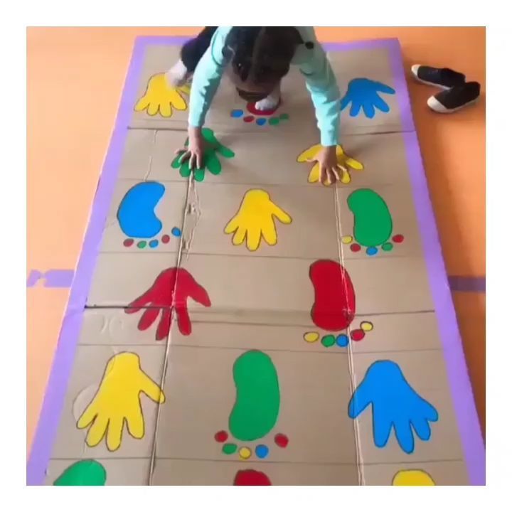 Juego De Manos Y Pies Material Educativo