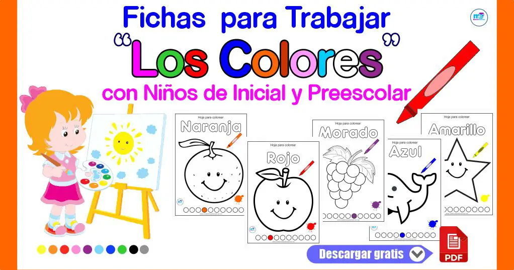 Fichas para Trabajar Los Colores con Niños de Inicial