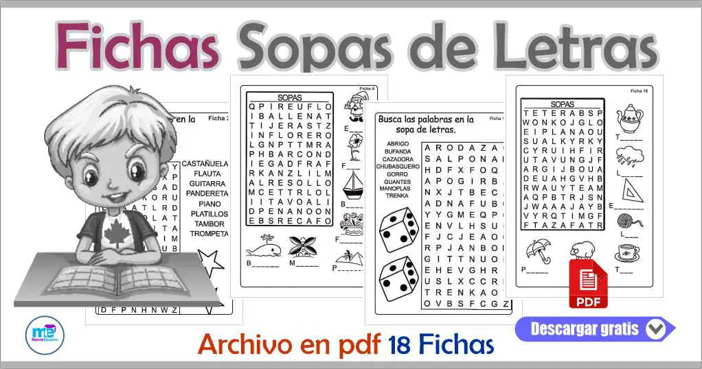 Sopa Letras Para Imprimir