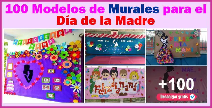 100 Modelos de Murales para el Dia de la Madre