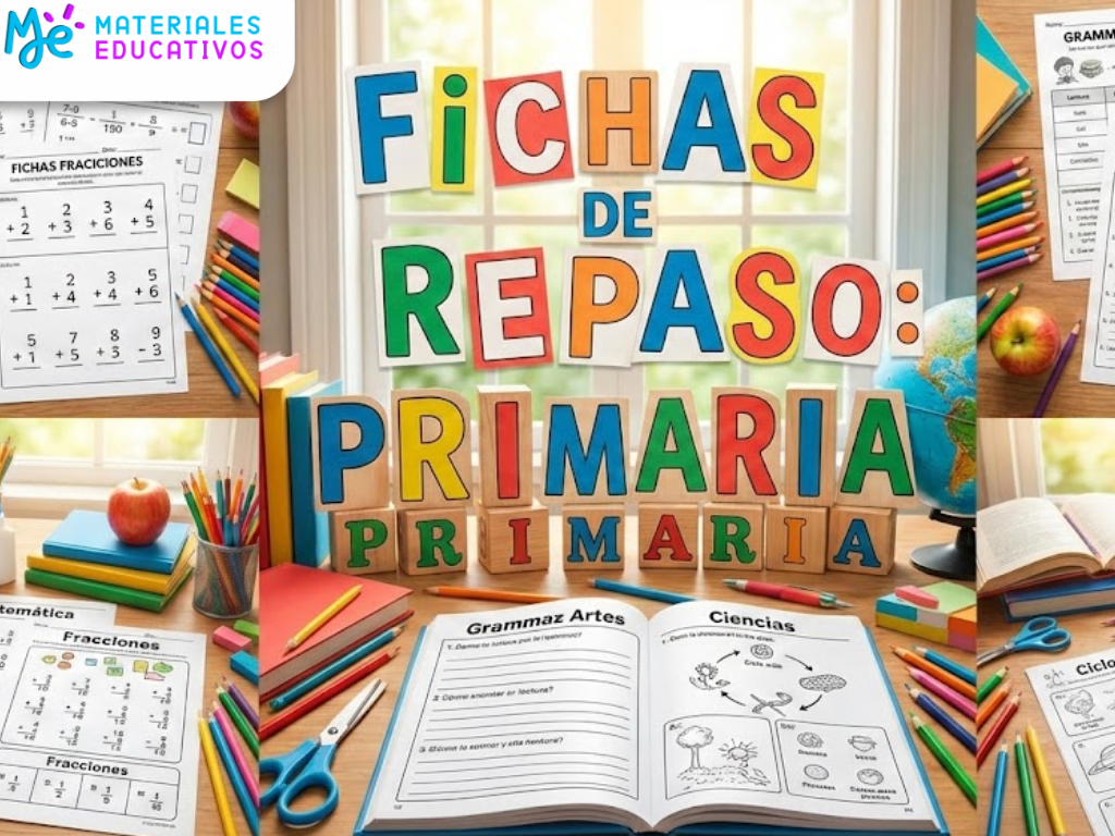 ortada-Cuadernillo-de-Repaso Escolar para Primaria Completo en PDF