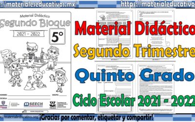 Cuadernillo Material Didáctico Bloque III Quinto Grado 2020-2021