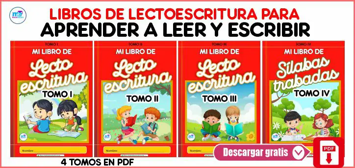LIBROS DE LECTOESCRITURA PARA APRENDER A LEER Y ESCRIBIR
