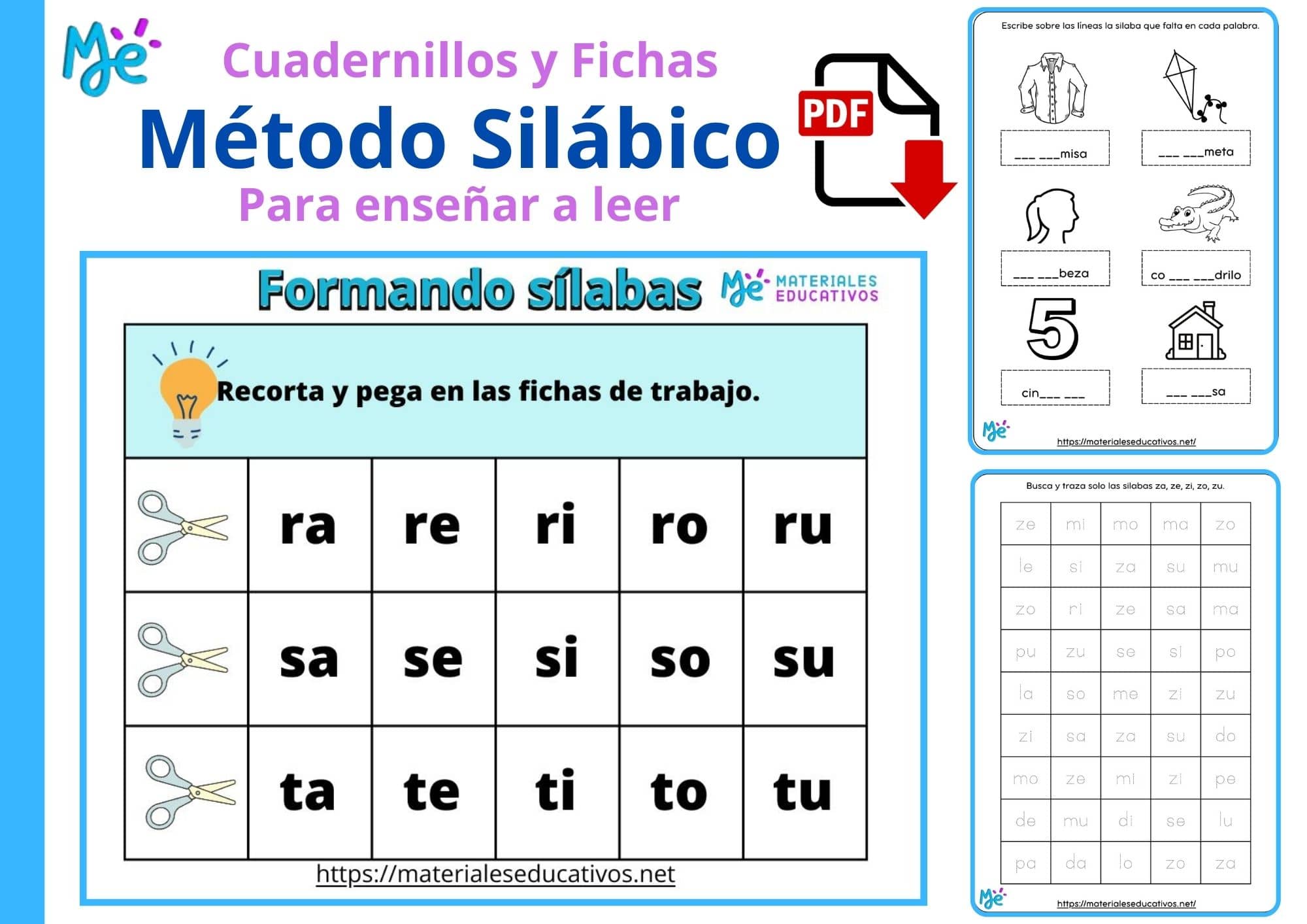 cuadernillo el metodo silabico para ensenar a leer