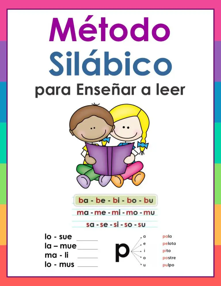 Cuadernillo El Método Silábico Para Enseñar A Leer Materiales Educativos 