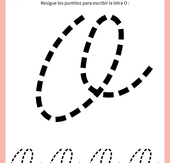 Cuaderno de ejercicios de trazo de letras cursivas