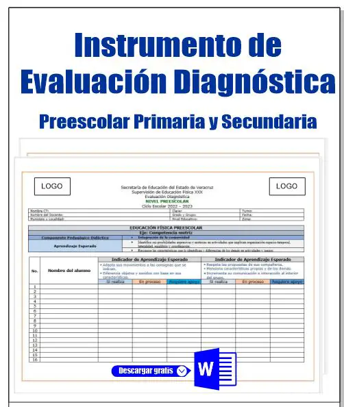Instrumento de Evaluación Diagnóstica