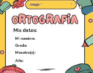 Caratulas del curso caligrafia u ortografía
