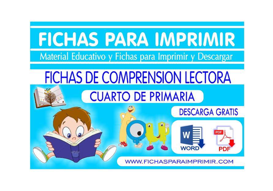 comprension-lectora-primaria-para-niños-de-cuarto-grado