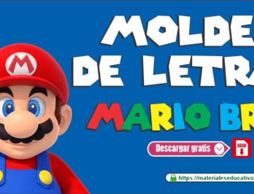 Moldes de Letras Mario Bros