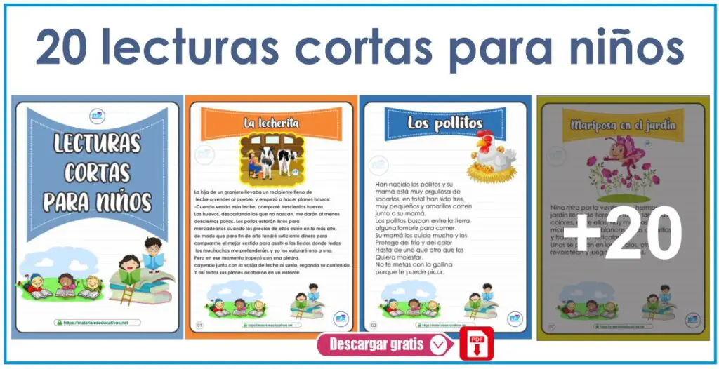 20 lecturas cortas para ninos