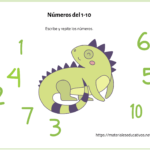 portada para plantilla de numeros del 1 al 10 para trazar