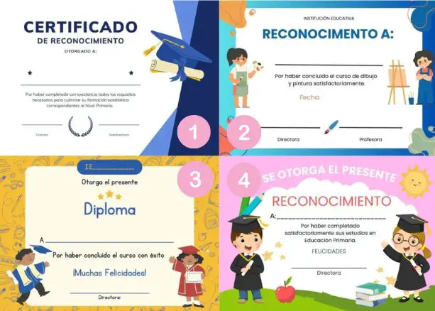 diploma de reconocimiento