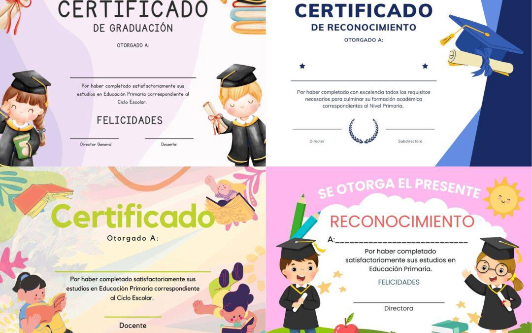 diplomas educativos editable en word