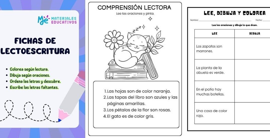 fichas de lectoescritura pdf